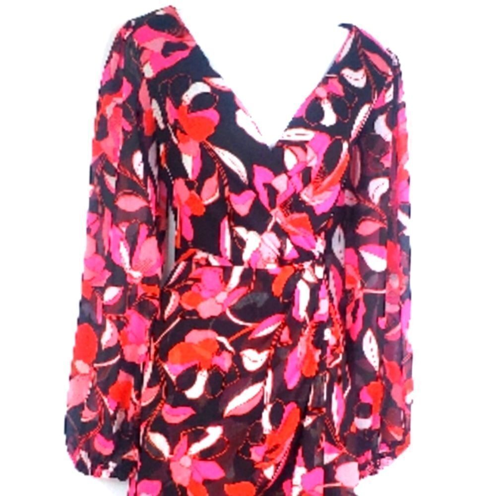GUESS Floral Hi Low Dress